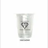 Sablon gelas plastik cup 12oz datar