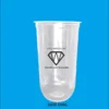 22oz cup pp oval logo 1 warna tanpa tutup