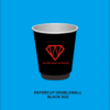 CUP DOUBLE WALL PAPERCUP 8OZ HITAM